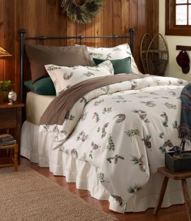 Ultrasoft Comfort Flannel Comforter Cover, Evergreen