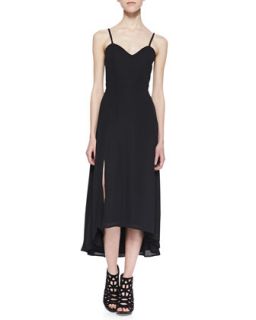 Womens Heartthrob High Low Maxi Dress, Black   Naven   Black (10)