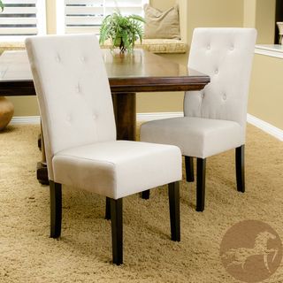 Christopher Knight Home Taylor Natural Fabric Dining Chair (set Of 2)