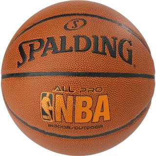 SPALDING NBA All Pro 29.5 Indoor/Outdoor Basketball   Size 7, Tan