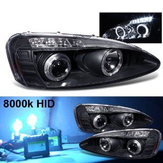 Eautolight 8000k Slim Xenon HID Kit+04 08 Grand Prix Halo LED Smoke Projector Head Lights Automotive