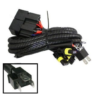 iJDMTOY Xenon HID Conversion Kit Dual Relay Wiring Harness for H4 90036 Hi/Lo Up To 4 Lamps Automotive