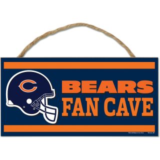 Wincraft Chicago Bears 5X10 Wood Sign with Rope (82915013)