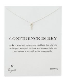 Confidence is Key Silver Plated Necklace   Dogeared   Silver