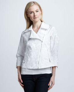 Womens Flower Detailed Flare Jacket, Petite   Berek   White (PS (6/8P))