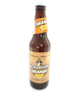 Baumeister ORANGE SODA   "orange you glad to be a Master Builder?", 12 Ounce Glass Bottle (Pack of 12)  Soda Soft Drinks  Grocery & Gourmet Food