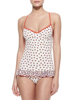 Womens Ruffled Printed Underwire One Piece Swimsuit   MARC by Marc Jacobs  