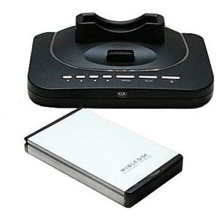 Premiertek MP 2010 Portable HDD Enclosure and Multimedia Player With Docking Station