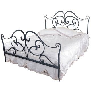 Gold Sparrow Gold Sparrow Florence Forged Metal Bed Black Size Queen