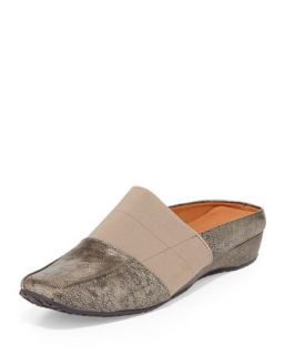 Iso Stretch Metallic Mule, Silver/Pewter   Gentle Souls   Silver/Pewter (38.