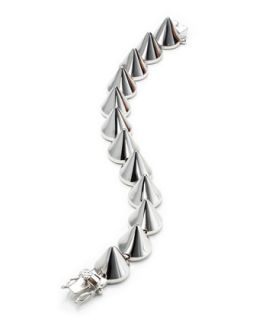 Large Silver Cone Bracelet   Eddie Borgo   Silver (LARGE )
