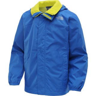 THE NORTH FACE Boys Resolve Reflective Rain Jacket   Size L, Snorkel/blue