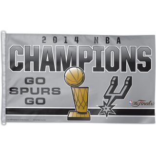 Wincraft San Antonio Spurs 2014 Champions 3x5 Flag   On Court (86583018)