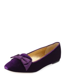 audrina velvet smoking slipper, viola   Kate Spade   Viola (38.5B/8.5B)