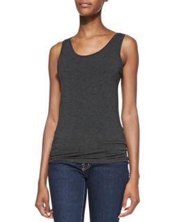 Womens Scoop Neck Tank   Majestic Paris for    Cafe chine (4 / L)
