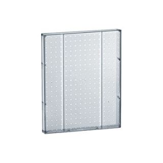 20(H) x 16(W) Pegboard 1 Sided Wall Panel, Translucent Clear