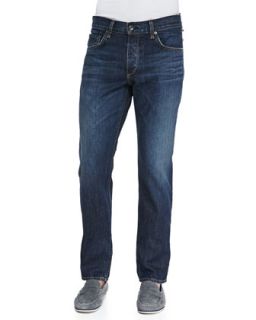 Mens Berkeley Slim Fit Jeans, Medium Blue   rag & bone/JEAN   Blue (36)