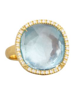 Jaipur Sunset Diamond Bezel Blue Topaz Ring   Marco Bicego   Blue (7)