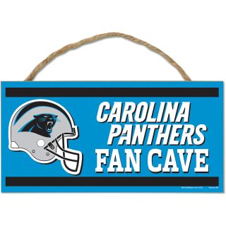 Wincraft Carolina Panthers 5X10 Wood Sign with Rope (82983013)