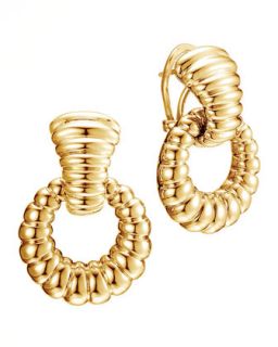 Bedeg 18k Gold Door Knocker Earrings   John Hardy   Gold (18k )