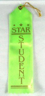 Star Student Award Special Achievement Award Ribbon Party Favor   Party Accessory   Decoration On Gold Chord by Amscan  Sports Award Medals  Sports & Outdoors
