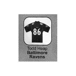 Burger King Kids Meal NFL Players #86 Todd Heap Baltimore Ravens Mini Jersey 2007 