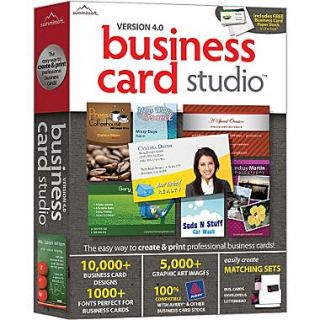 Summitsoft Business Card Studio 4.0 for Windows (1 User) [Boxed]