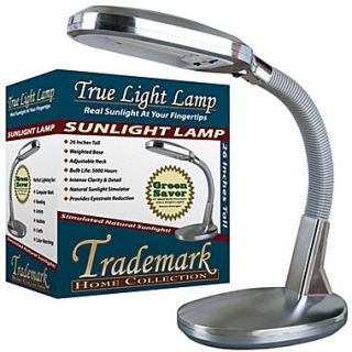 Trademark Home™ 27 W Deluxe Sunlight Desk Lamp, Chrome