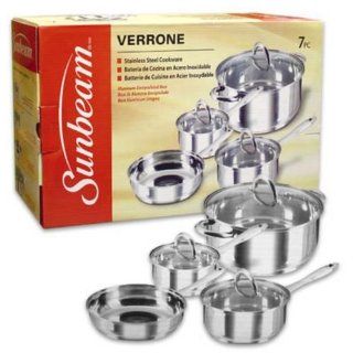 Sunbeam 62021.07 Verron 7 Piece Cookware Set Farberware Kitchen & Dining