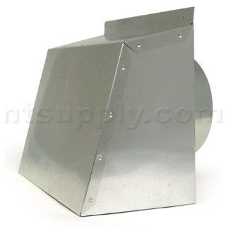 American Aldes 8" Wall Hood With Damper   Ducting Components  