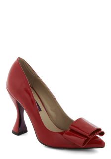 Goblet of Glamour Heel in Red  Mod Retro Vintage Heels