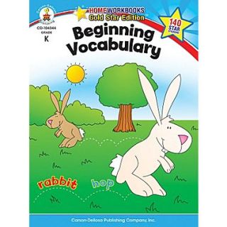 Carson Dellosa Beginning Vocabulary Resource Book, Grade K