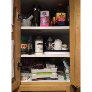 YouCopia TeaStand 100+ Tea Bag Organizer, White Tea Storage Chests Kitchen & Dining