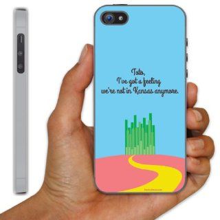 iPhone 5 Case   Movie Quote   The Wizard of Oz   "Toto, I've got a feeling"   Clear Protective Hard Case Cell Phones & Accessories