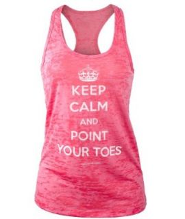 Covet Dance Clothing   Keep Calm and Point Your Toes   Burnout Tank Clothing