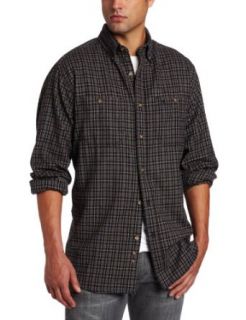 Carhartt Men's Midweight Plaid Flannel Shirt, Black, Large Regular at  Mens Clothing store