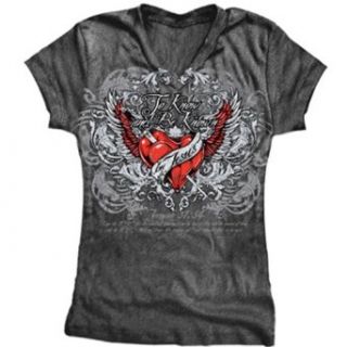 Christian V neck T shirt for Ladies To Know & Be Known large Clothing