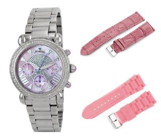 JBW Women's JB 6210 F.2bandset Victory Two Band Set Pink Stainless Steel Diamond Watch at  Women's Watch store.