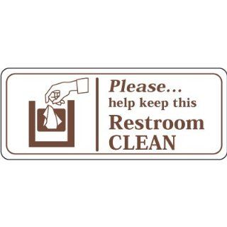 Emedco Keep This Restroom Clean Signs Industrial Warning Signs
