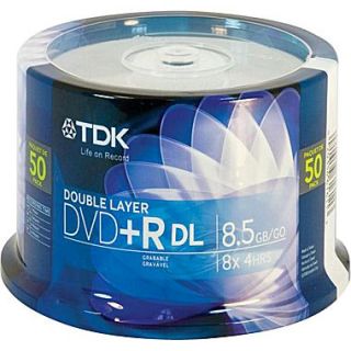 Imation 8.50GB Dual layer DVD+R, Spindle, 50/Pack