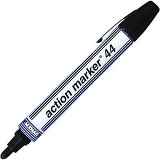 Action marker Medium Fiber Tip Series 44 Ink Marker, Black