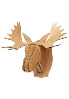 Mini Cardboard Mounted Moose  Mod Retro Vintage Wall Decor