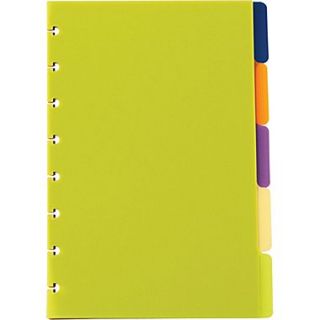 M by™ Arc System Tab Dividers, Assorted Colors, 5 5/6 x 8 1/2