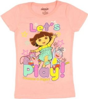 Girls Dora The Explorer Let's Play T Shirt Clothing