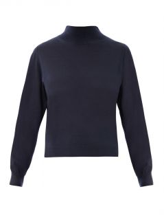 High neck bi colour cashmere sweater  Balenciaga  MATCHESFAS