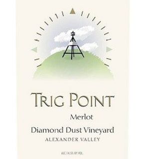 Trig Point Merlot Diamond Dust Vineyard 2010 750ML Wine
