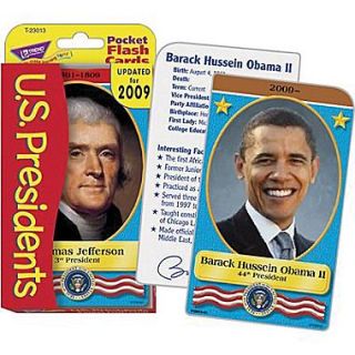 Trend Enterprises Flash Cards, U.S. Presidents Pocket