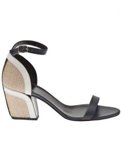 Pierre Hardy Jute Block Heel Sandal