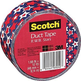 Scotch Brand Duct Tape, Fourth of July, 1.88 x 10 Yards