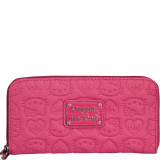 Loungefly Hello Kitty Pink Embossed Zip Around Wallet